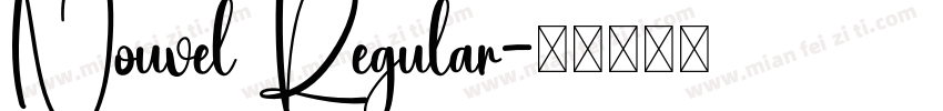 Nouvel Regular字体转换